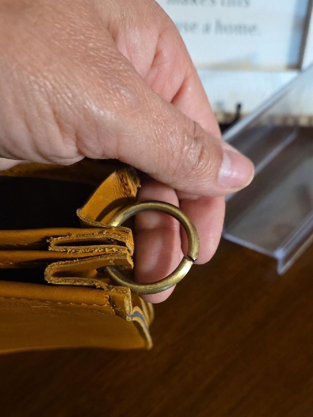 Handcrafted Genuine Leather Crossbody/ Clutch - Picture 16 of 16